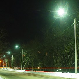 Улица Билибина в Калуге теперь светлая