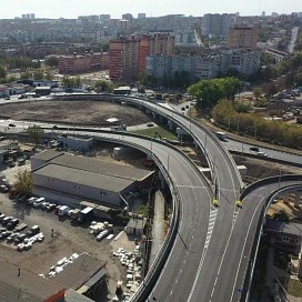 Тула, освещение Павшинского моста и транспортной развязки